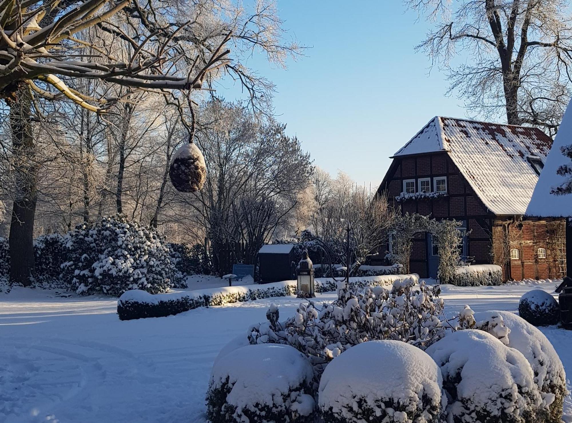 Gaestehaus Am Kattensteert Borchel エクステリア 写真